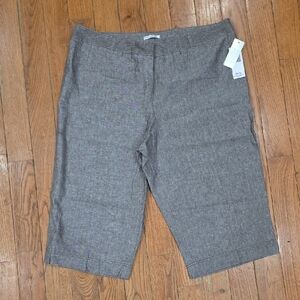 Dalia Collection Gray Women's Capris